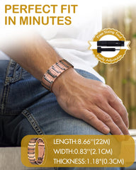 Feraco bracelet folding clasp detail for easy on/off