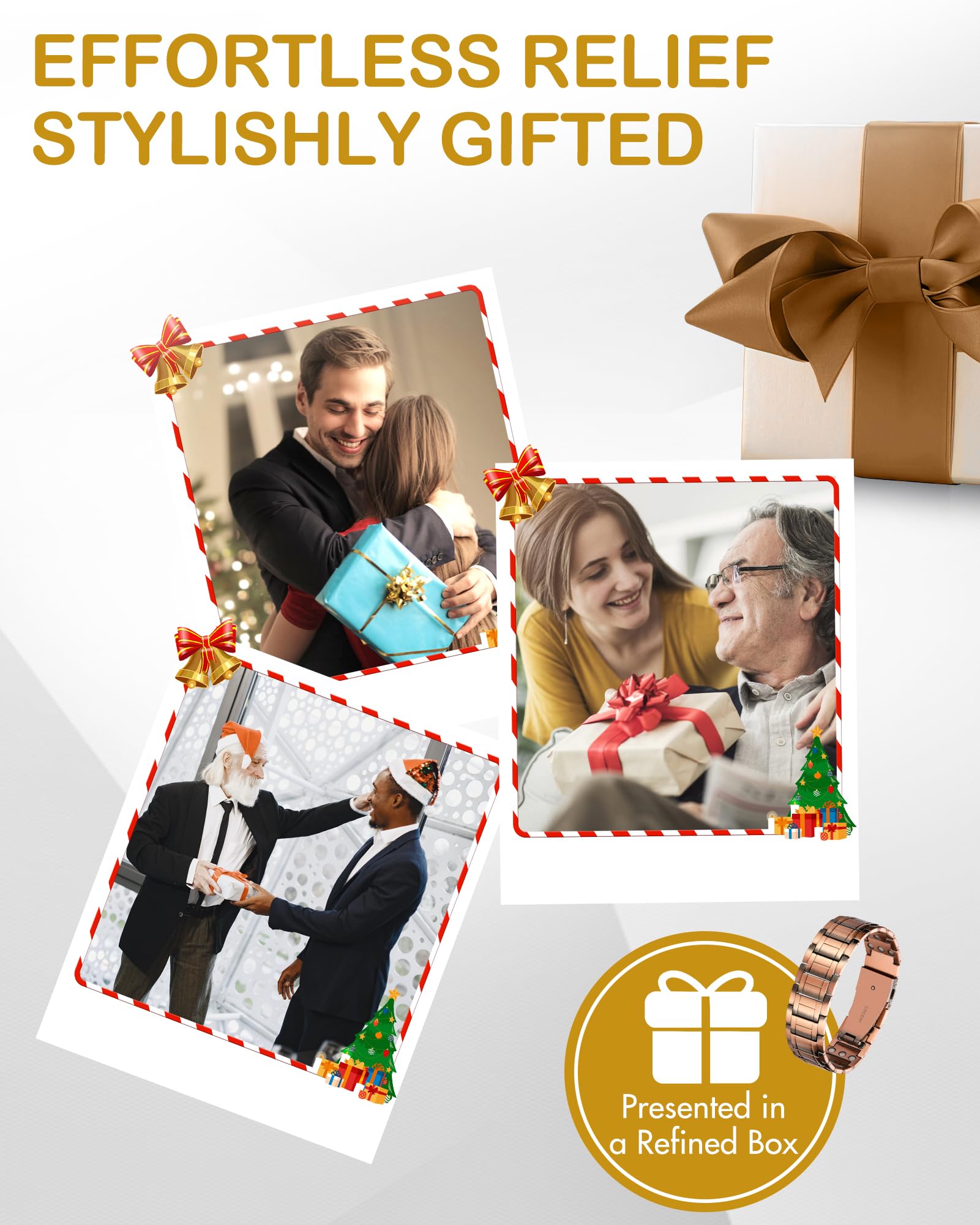 Feraco copper bracelet in elegant gift box