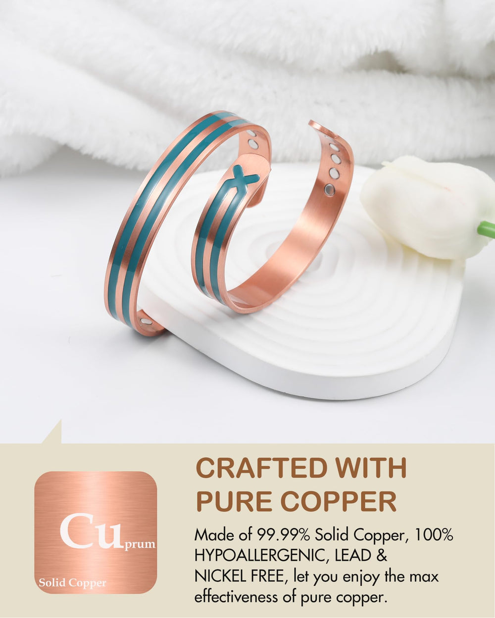 Feraco copper bracelet gift box ready for gifting