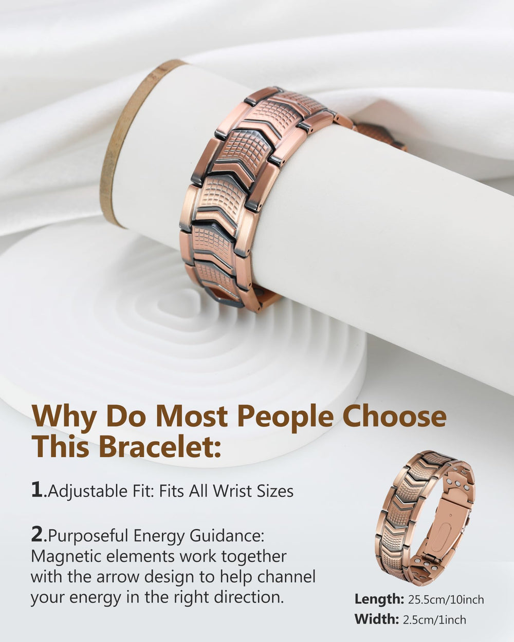 Feraco Copper Bracelet gift packaging showcases elegant presentation