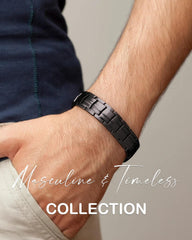 Feraco copper bracelet with four-element stones ideal for daily wear and style.