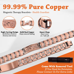 Feraco bracelet adjustable tool shown, enabling quick size changes.