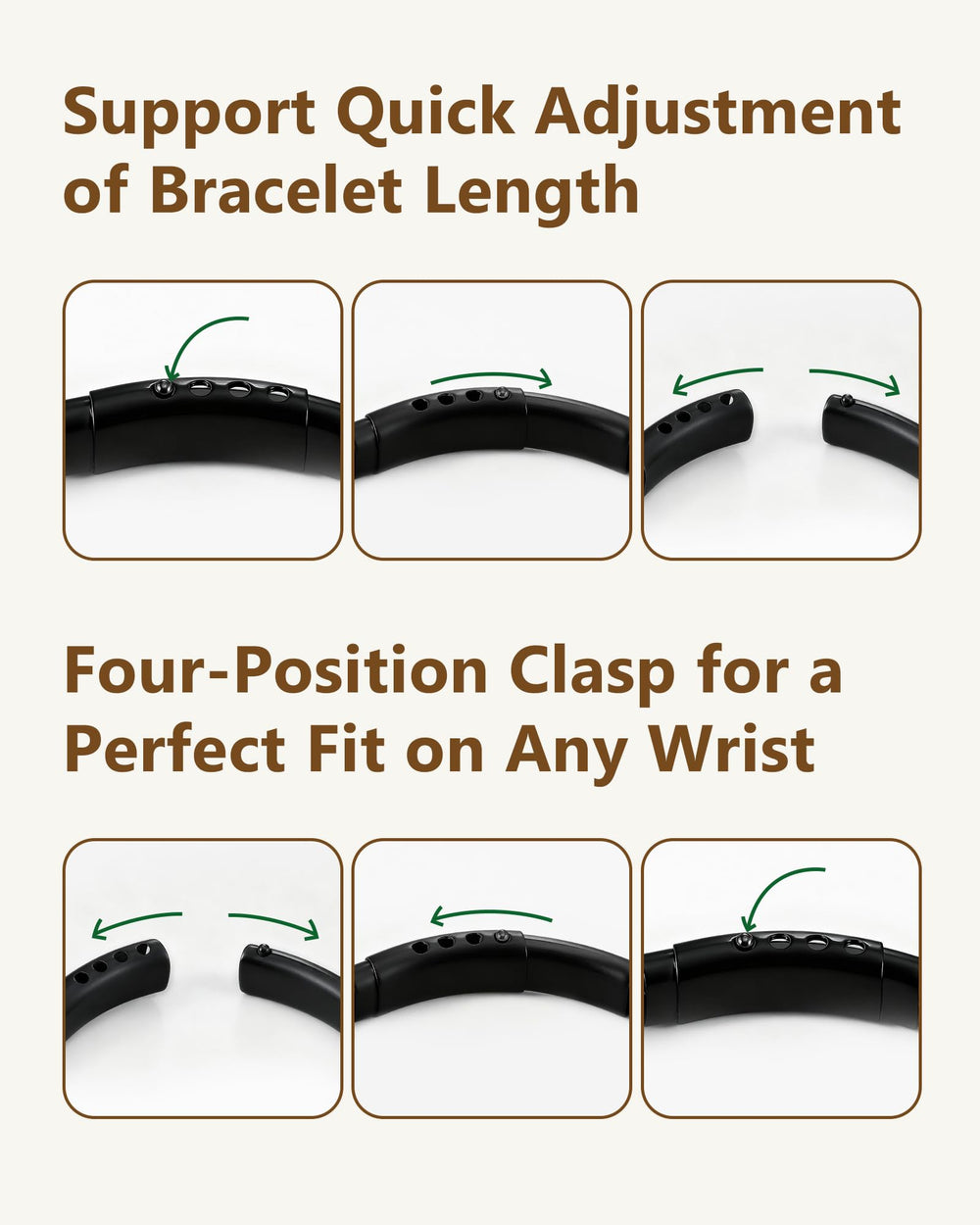 Feraco copper bracelet on wrist conveys refined style and daily balance
