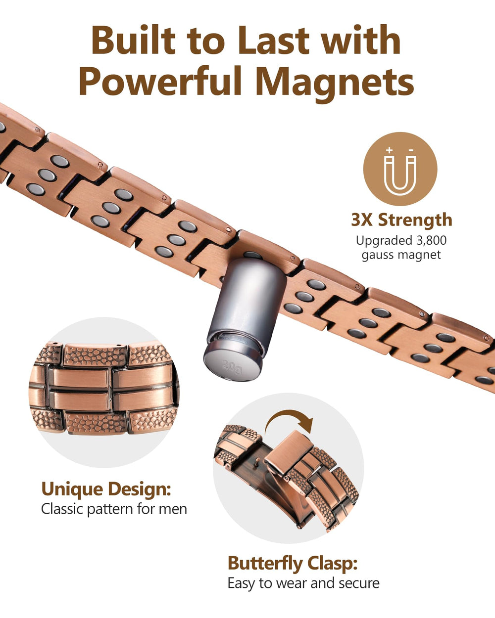 Feraco copper bracelet packaging ready for gifting with elegant presentation