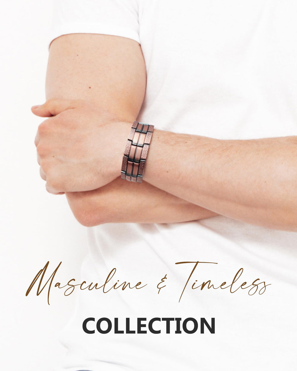 Feraco copper bracelet worn on wrist during daily activities