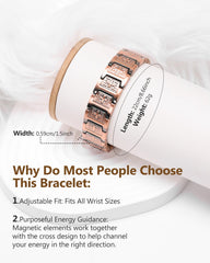 Feraco bracelet with sizing tool shown for precise wrist fit