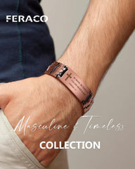 Feraco copper cross with magnets highlighting magnetic elements for balance