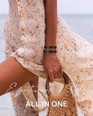 Feraco bracelet close-up highlights smooth edges and scratch resistance.
