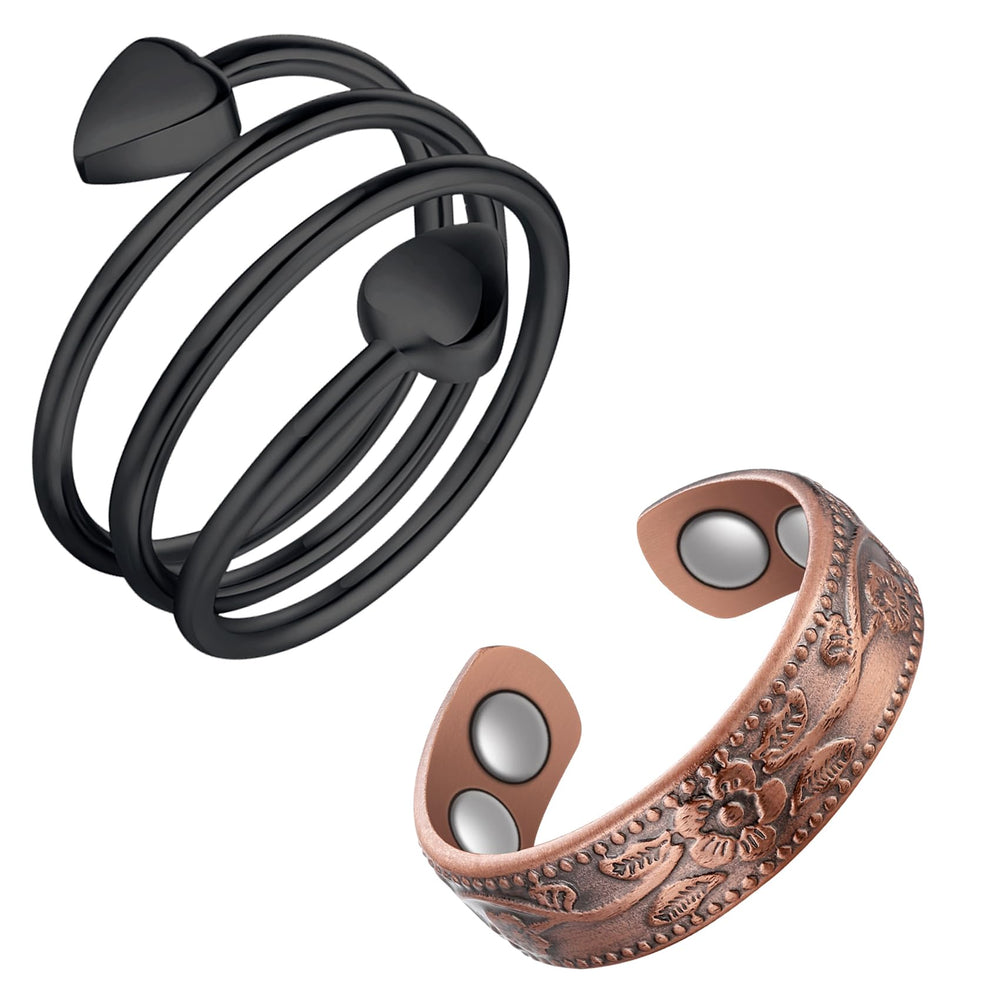 Feraco copper magnetic ring for women, elegant design suitable for daily wear.