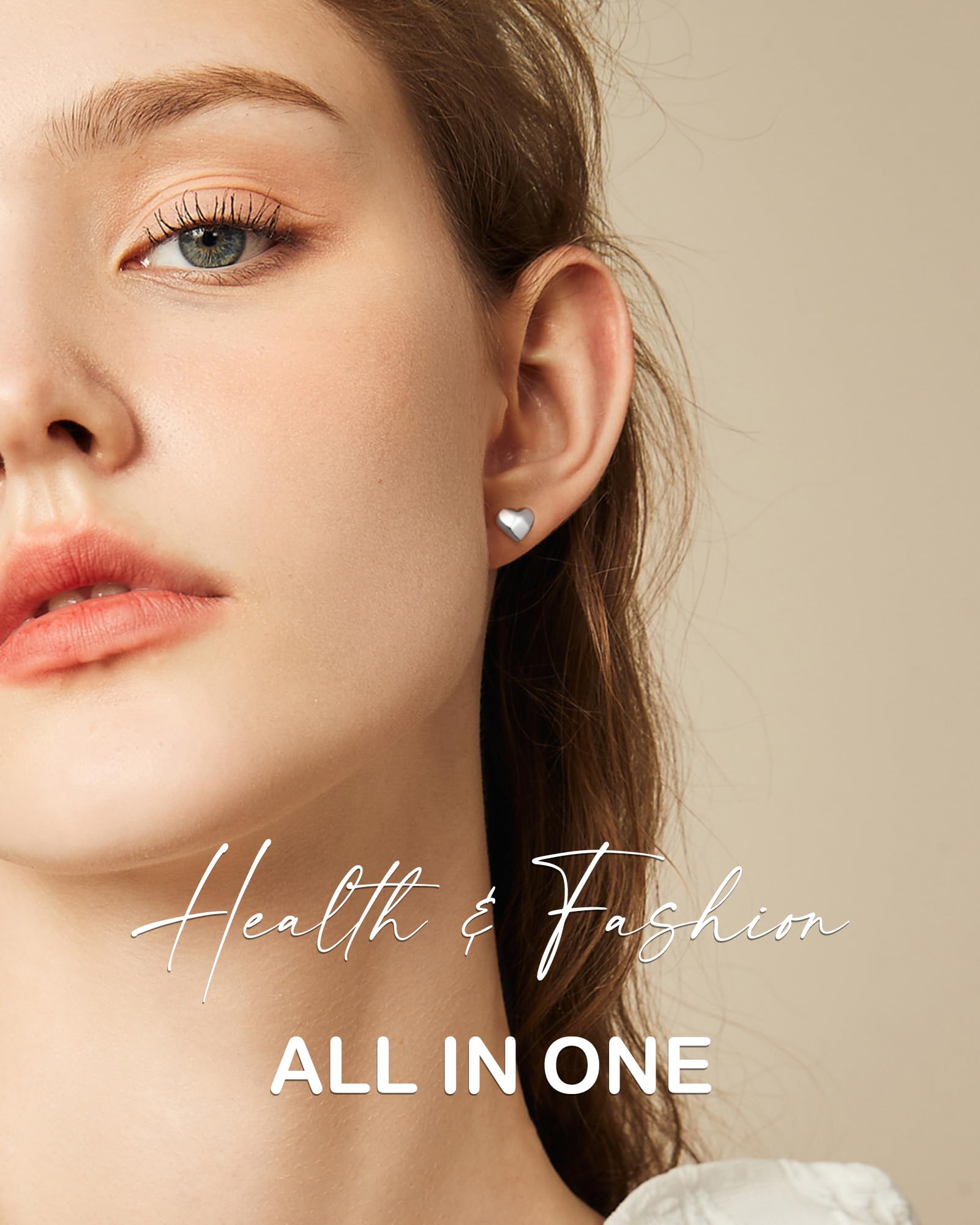 Effortless style for everyday activities with Feraco magnetic earrings.