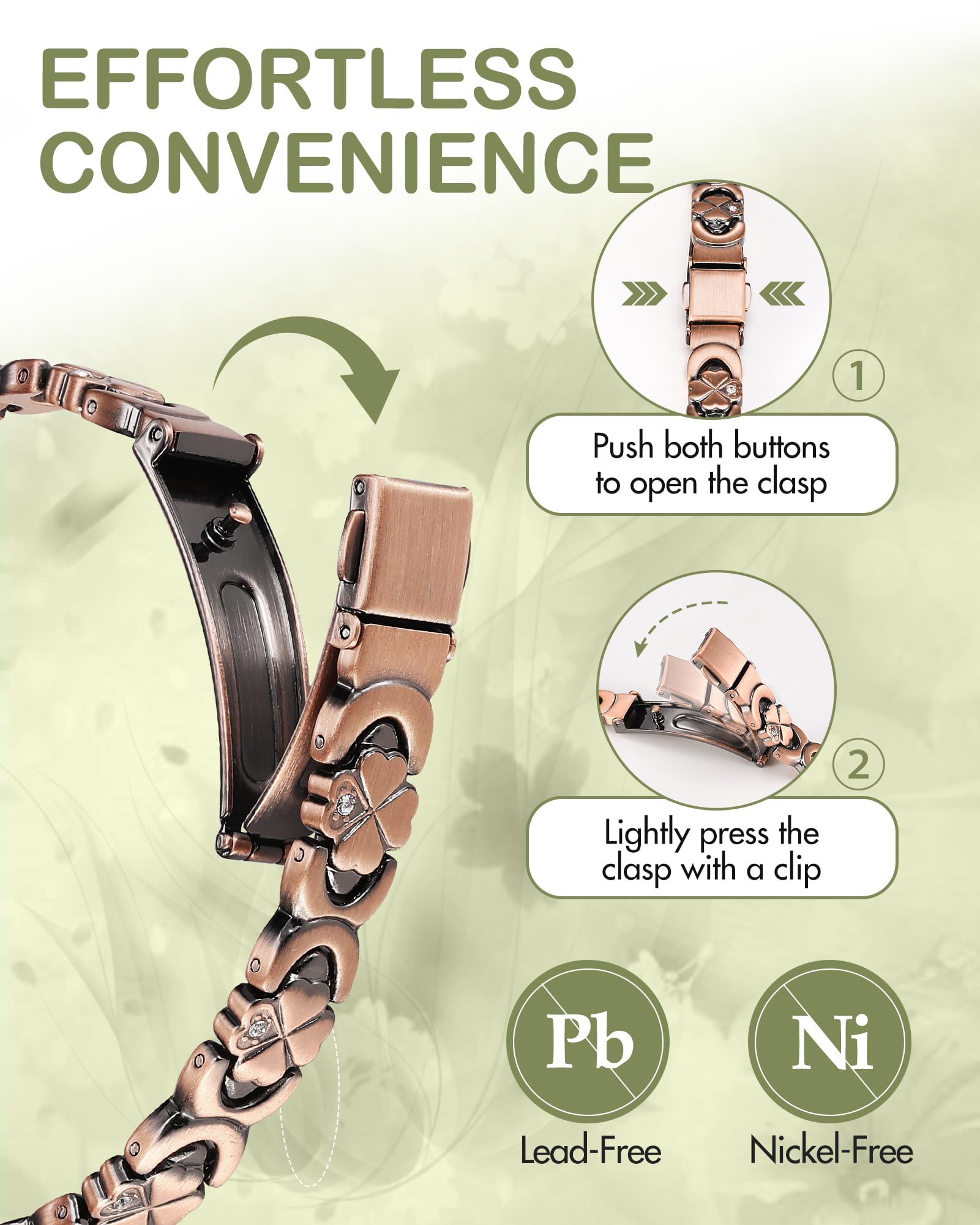 Feraco bracelet designed for comfortable daily wear