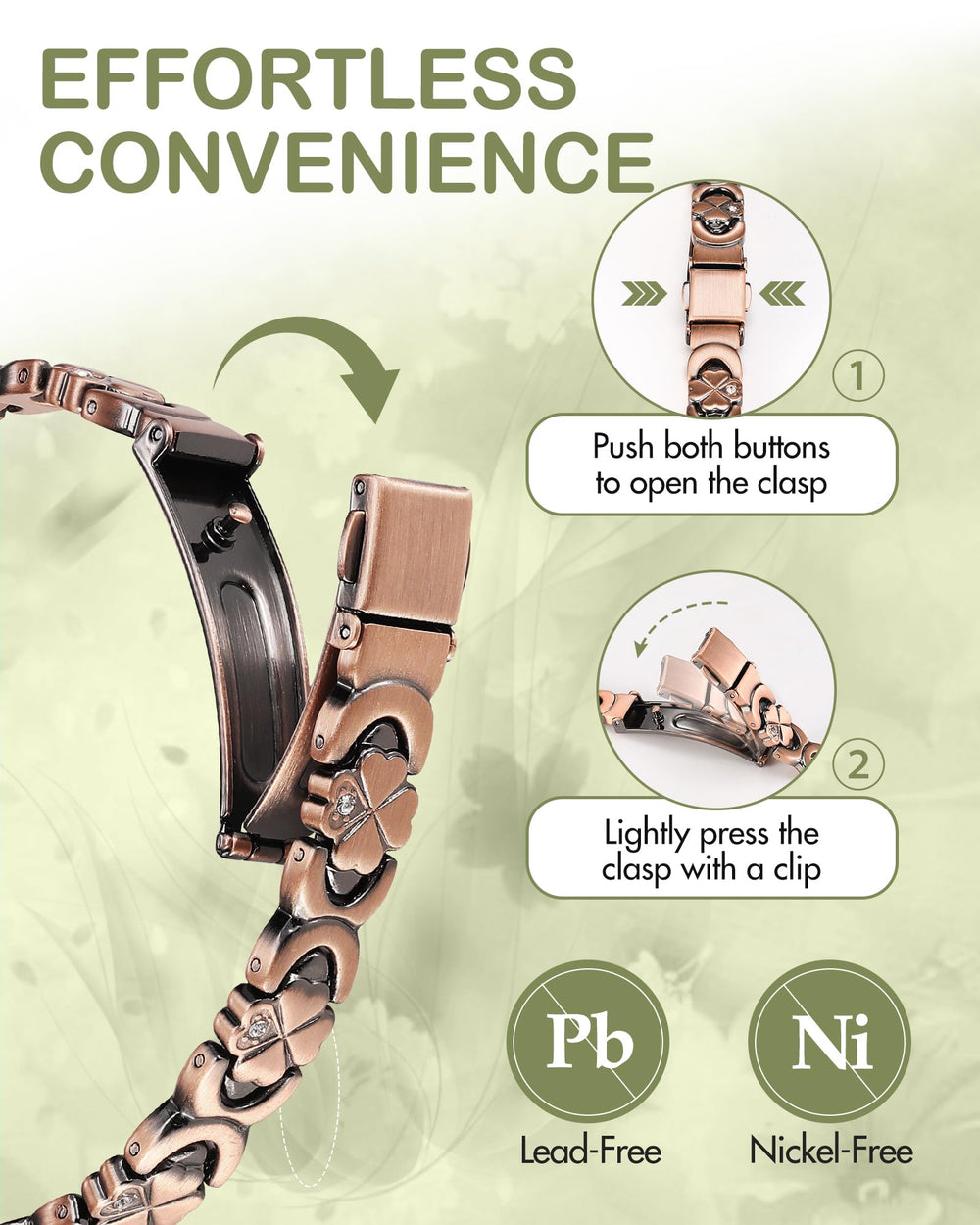 Feraco bracelet designed for comfortable daily wear