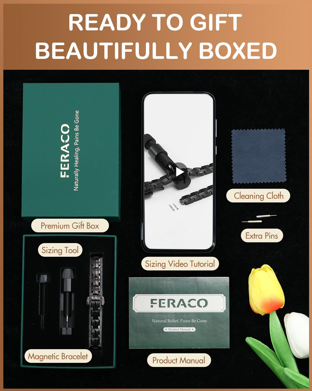 Feraco bracelet designed for day-to-evening versatility and everyday confidence.