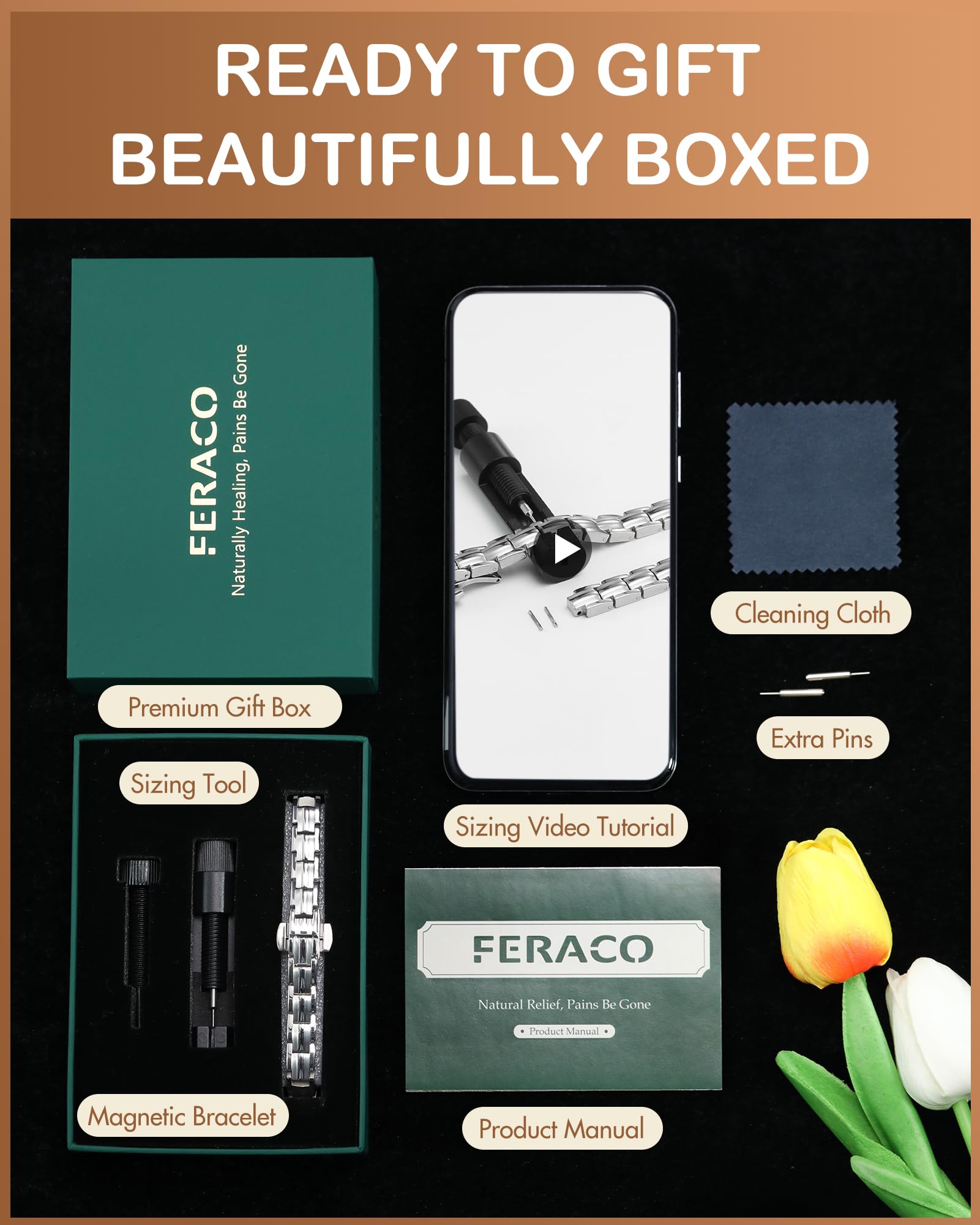 Feraco daily-wear versatility showing how it complements outfits from casual to formal
