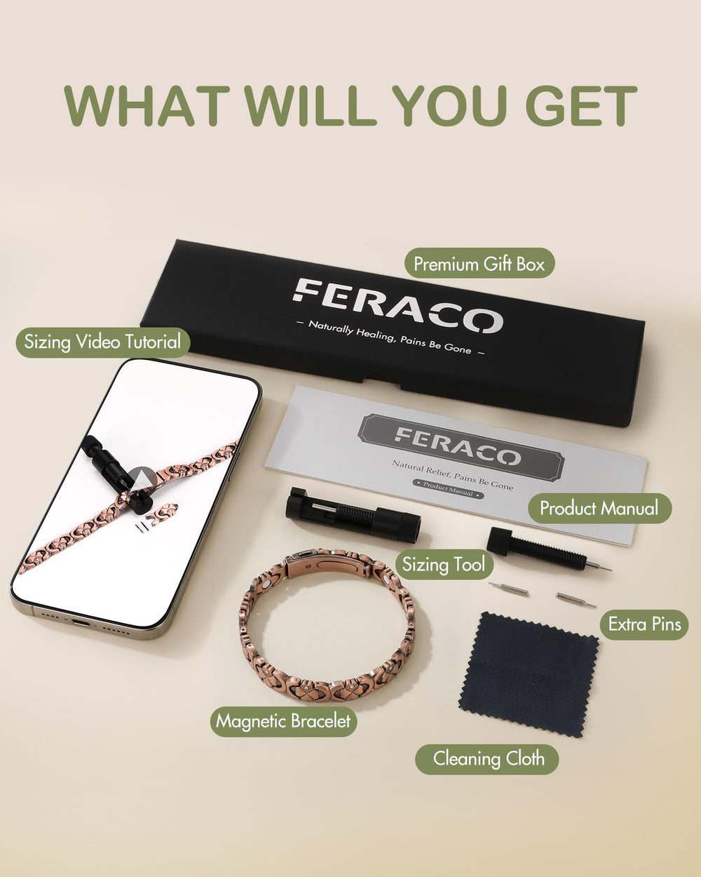Feraco gift box packaging ready for gifting