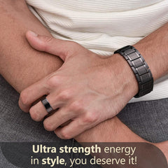 Feraco adjustable sizing tool included for precise wrist fit