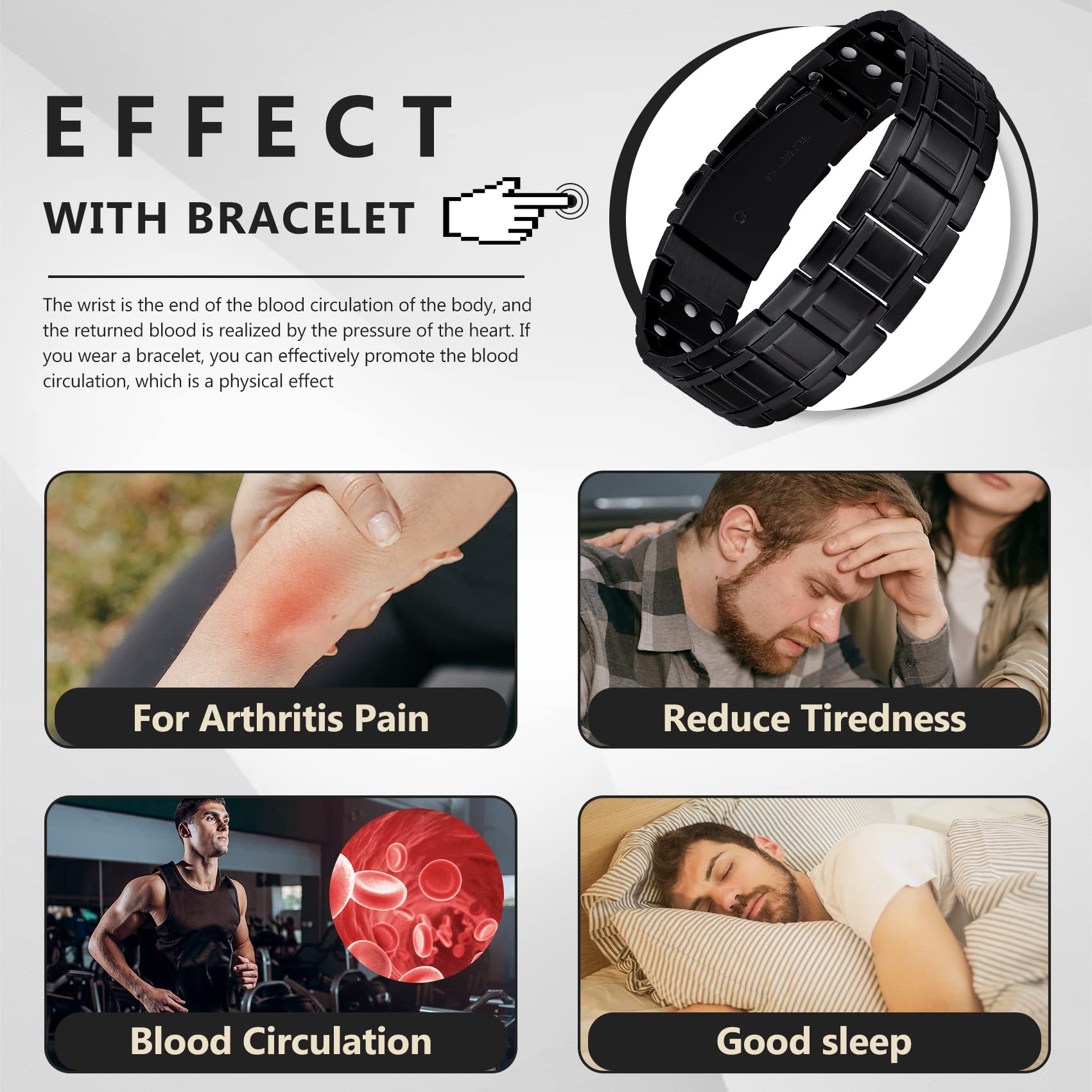 Feraco premium gift box presentation for the magnetic bracelet