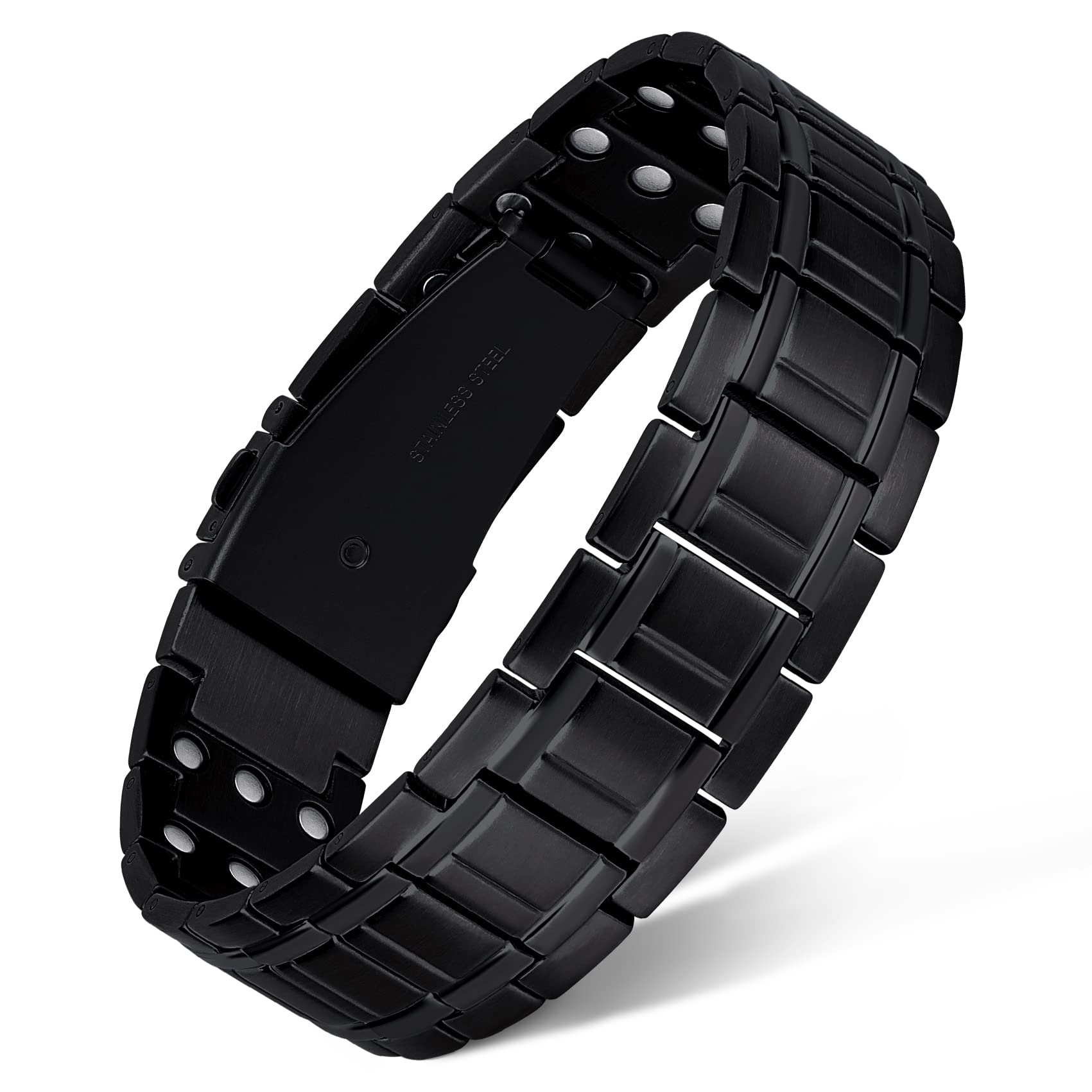 Feraco magnetic bracelet for men with magnets visible for everyday wear