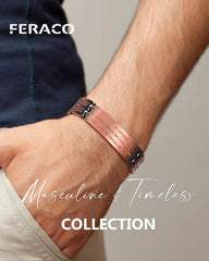 Feraco magnetic bracelet with neodymium magnets for everyday style