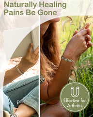 Feraco magnetic bracelet with sizing tool offers customizable fit for comfortable daily wear.