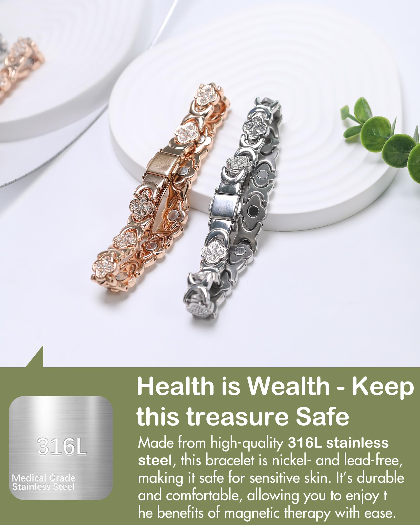 Feraco CZ sparkle enhances any outfit with subtle shine.