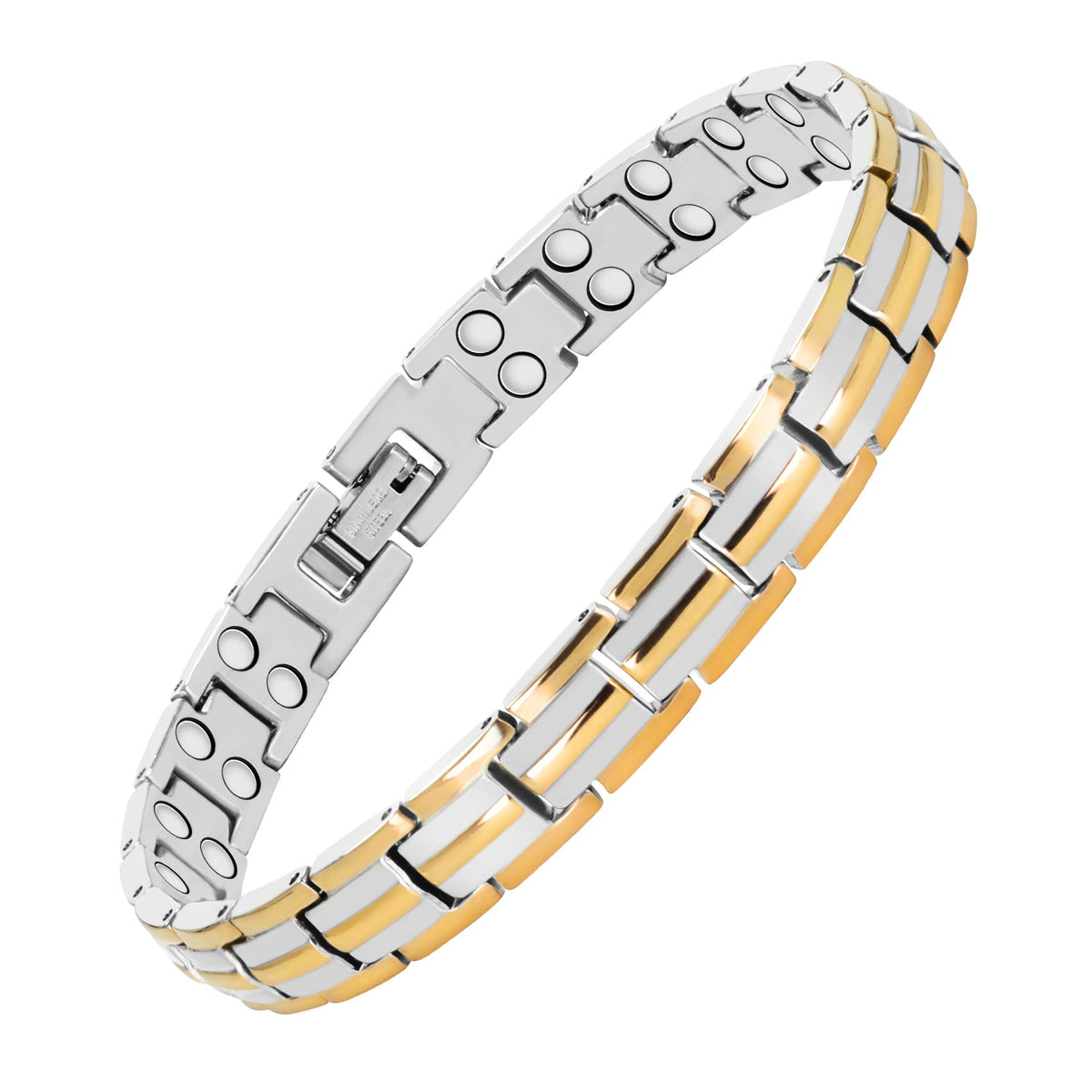 Feraco magnetic bracelet for women in titanium steel — elegant outer view for daily wear