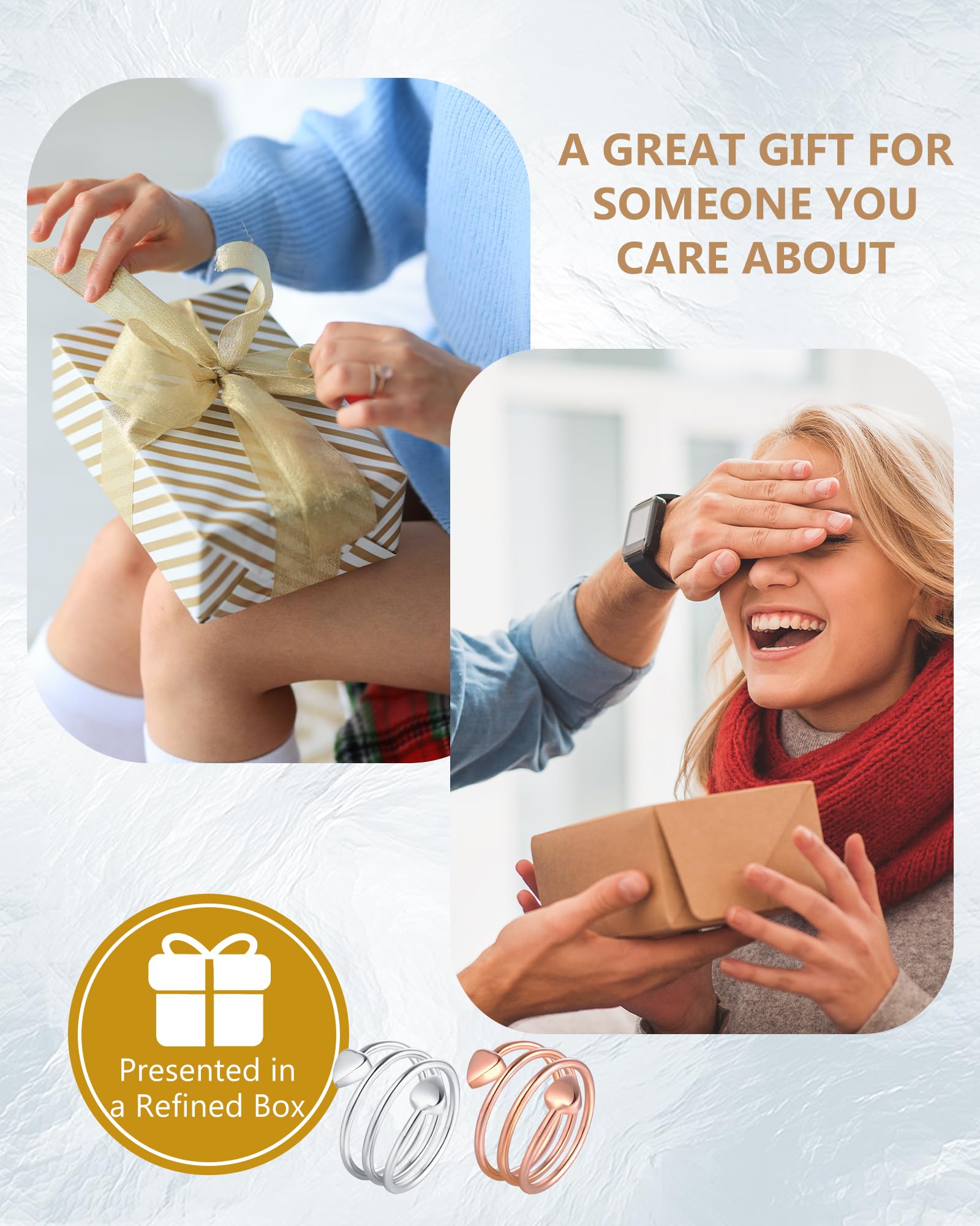 Feraco magnetic ring packaging, ideal for gifting.