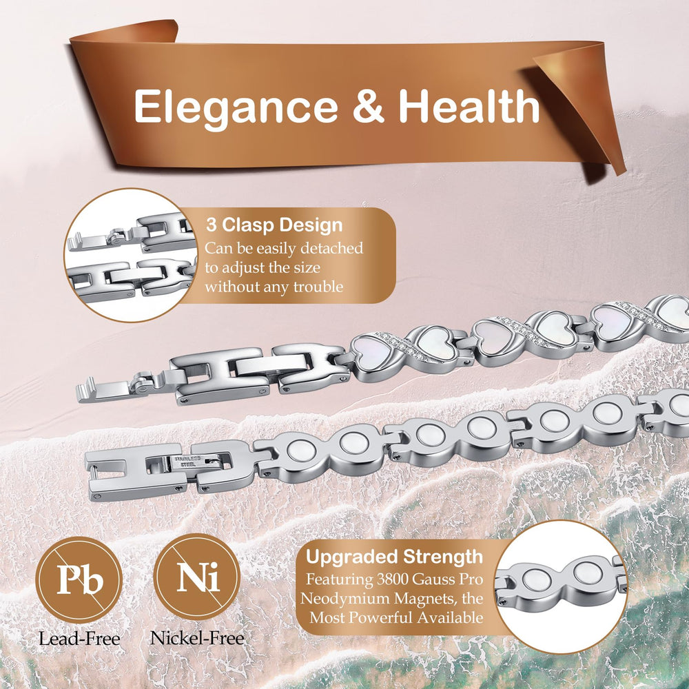 Feraco medical-grade stainless steel bracelet for durable, corrosion-resistant use.