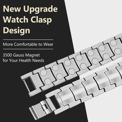 Feraco adjustable length bracelet with link removal tool included.