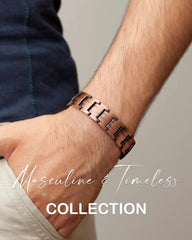 Feraco copper bracelet inside a sleek jewelry box ready for gifting