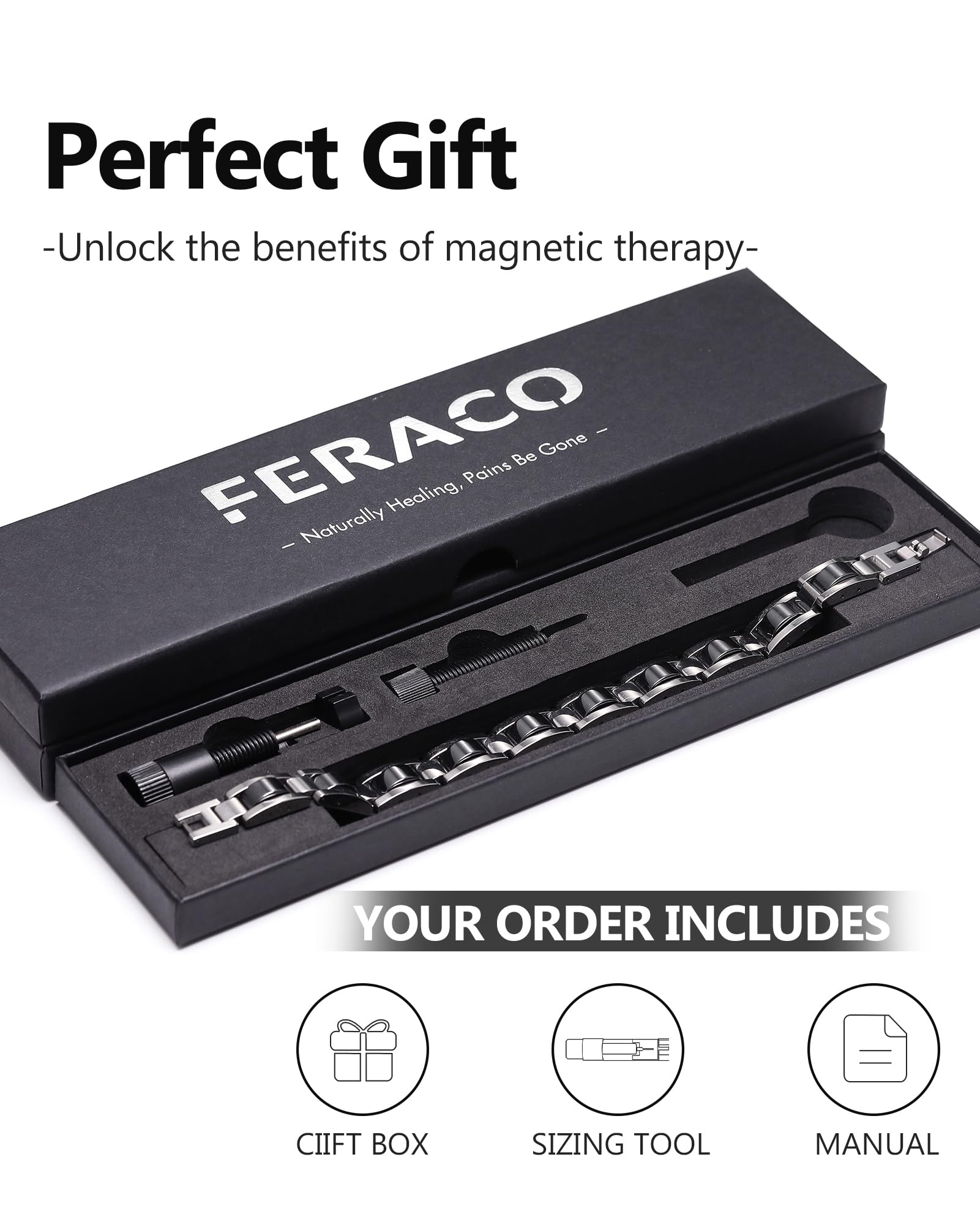 Feraco bracelet ready for daily wear and easy to pair with other accessories