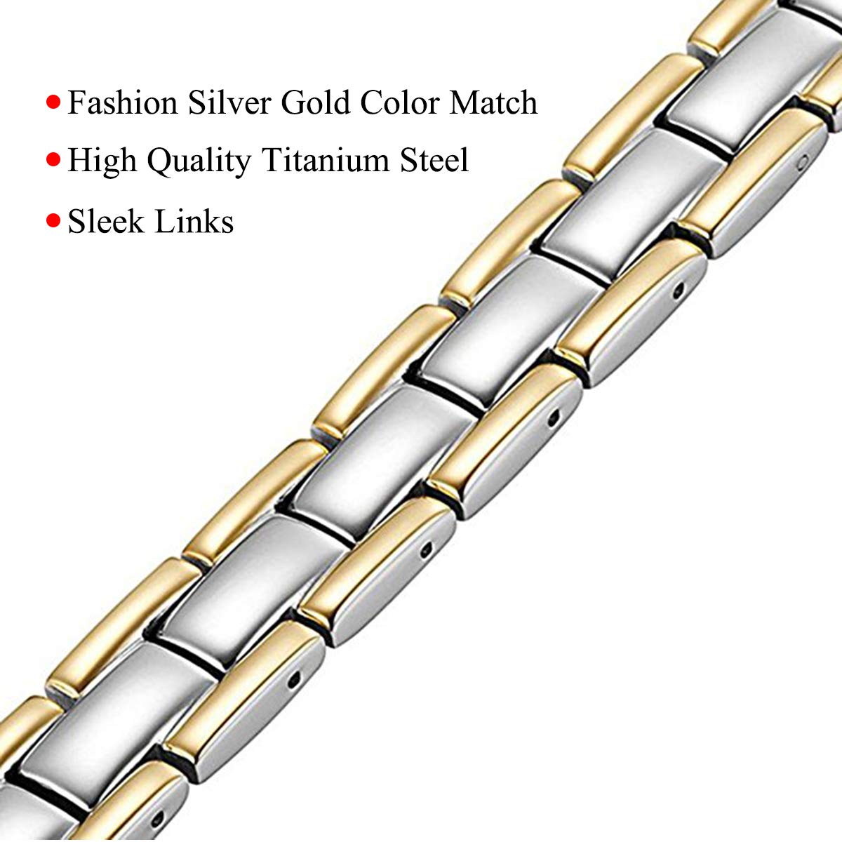 Sleek matte black Feraco bracelet adds durable style to any outfit.
