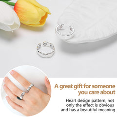Feraco open adjustable magnetic ring shows flexible sizing