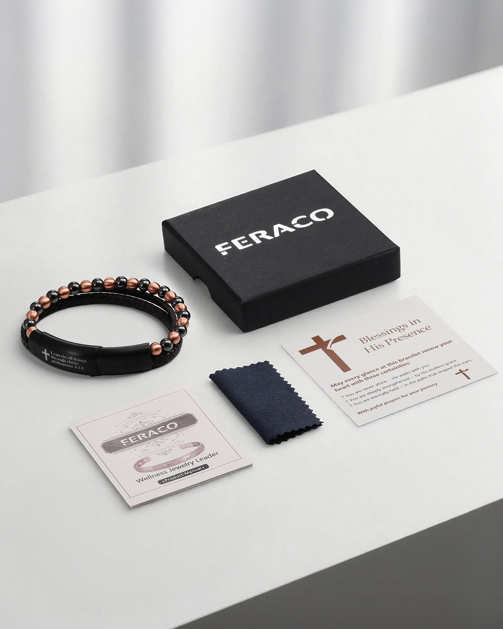 Feraco premium gift packaging enhances gifting for baptisms or birthdays