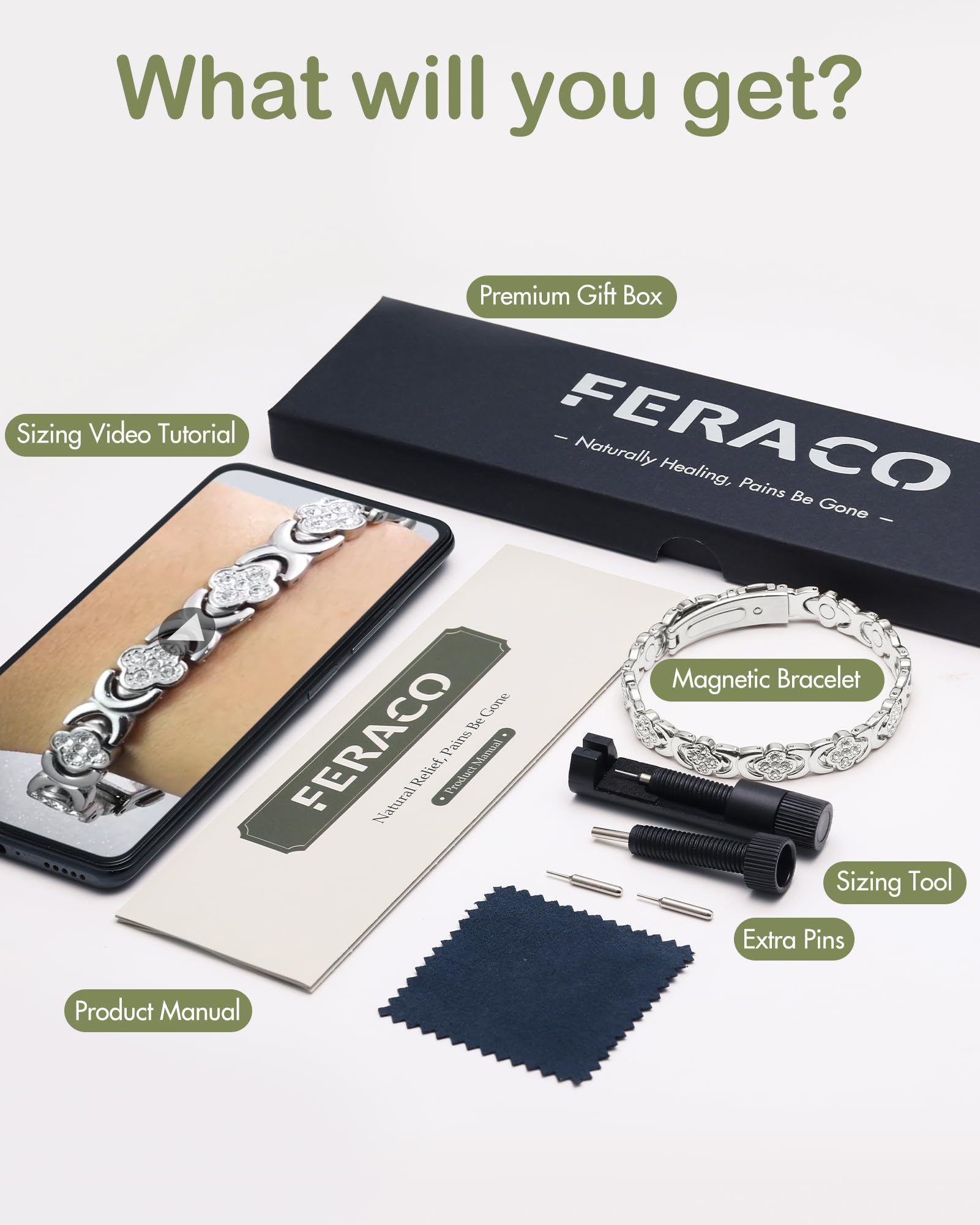 Feraco luxury gift box presentation for gifting.