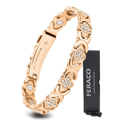 Feraco Pure Copper Bracelet for Women shows a warm copper finish for everyday elegance.