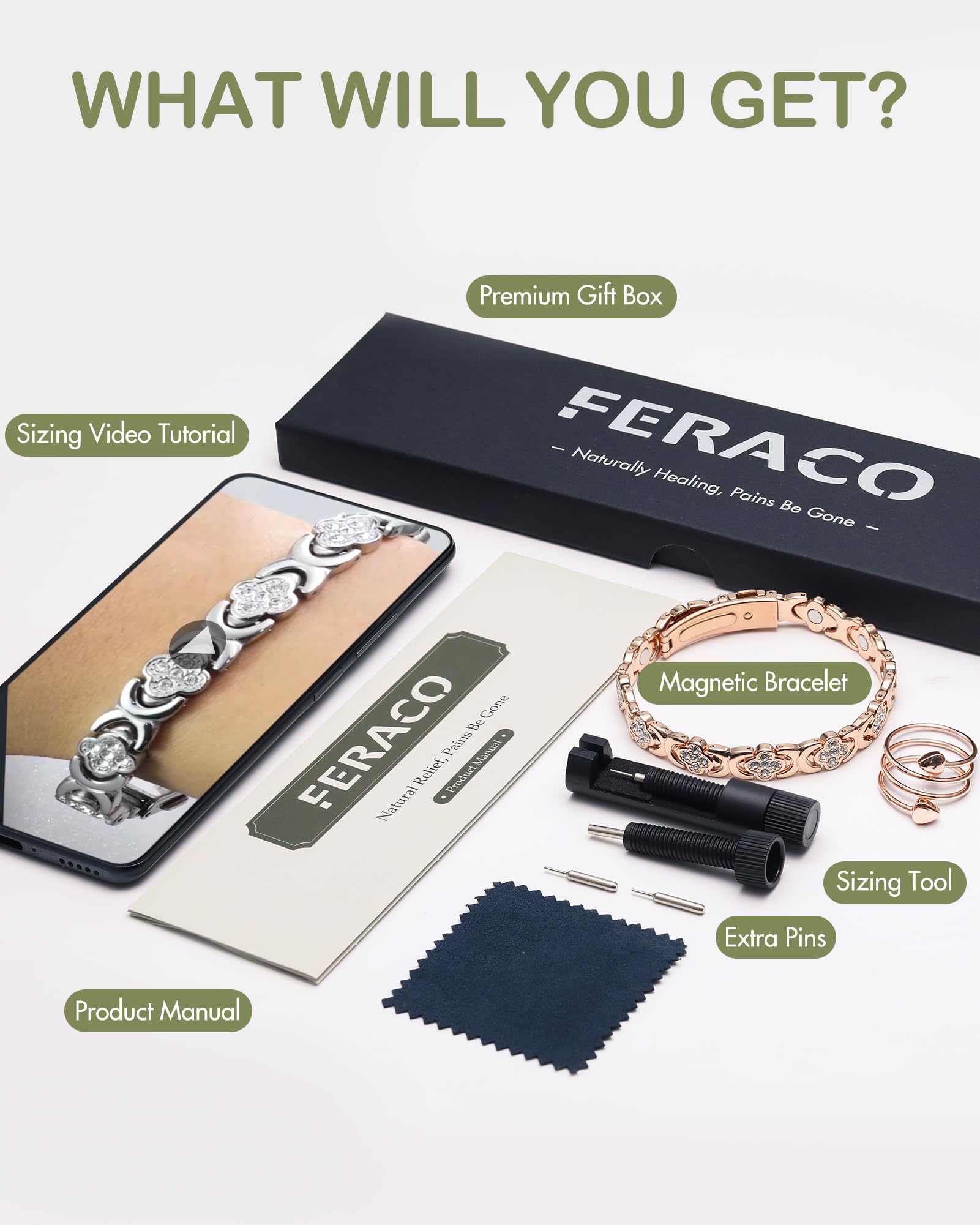 Feraco sizing tool helping customize the perfect length