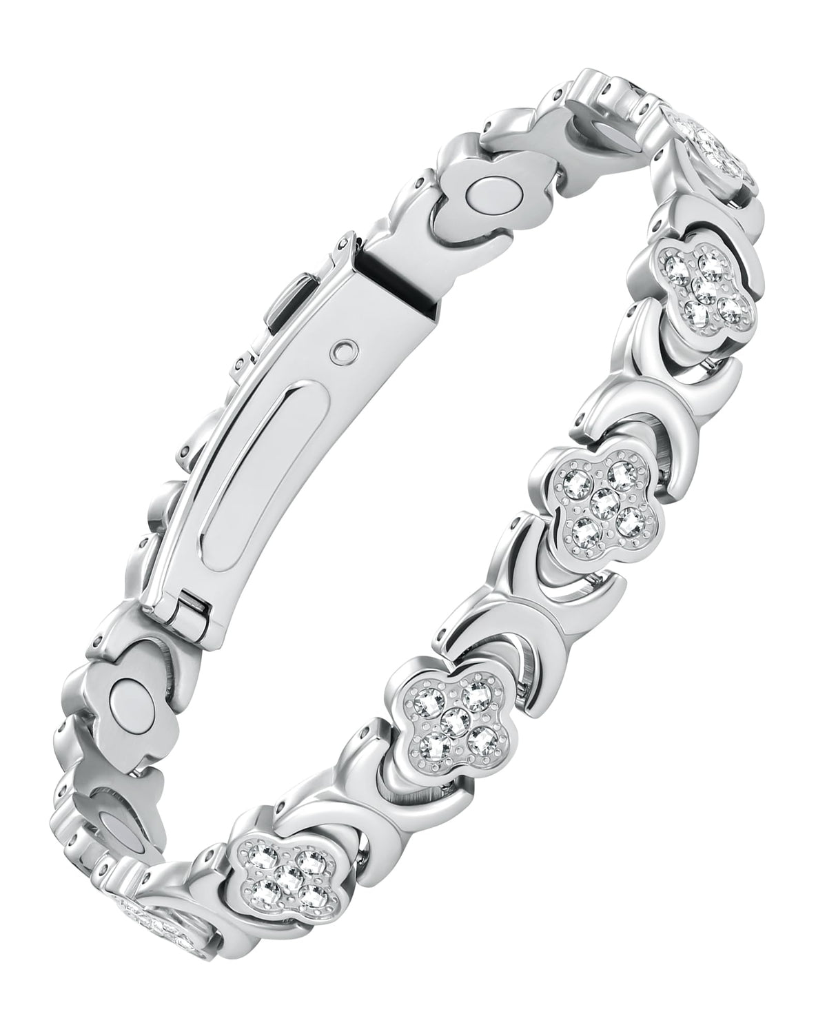 Feraco bracelet with folding clasp for easy daily wear