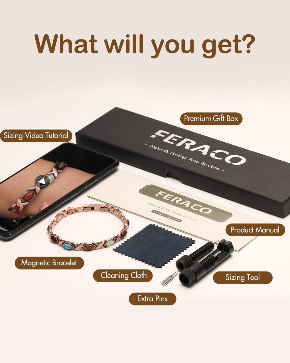 Feraco waterproof wearable design supports all-day comfort in any activity.
