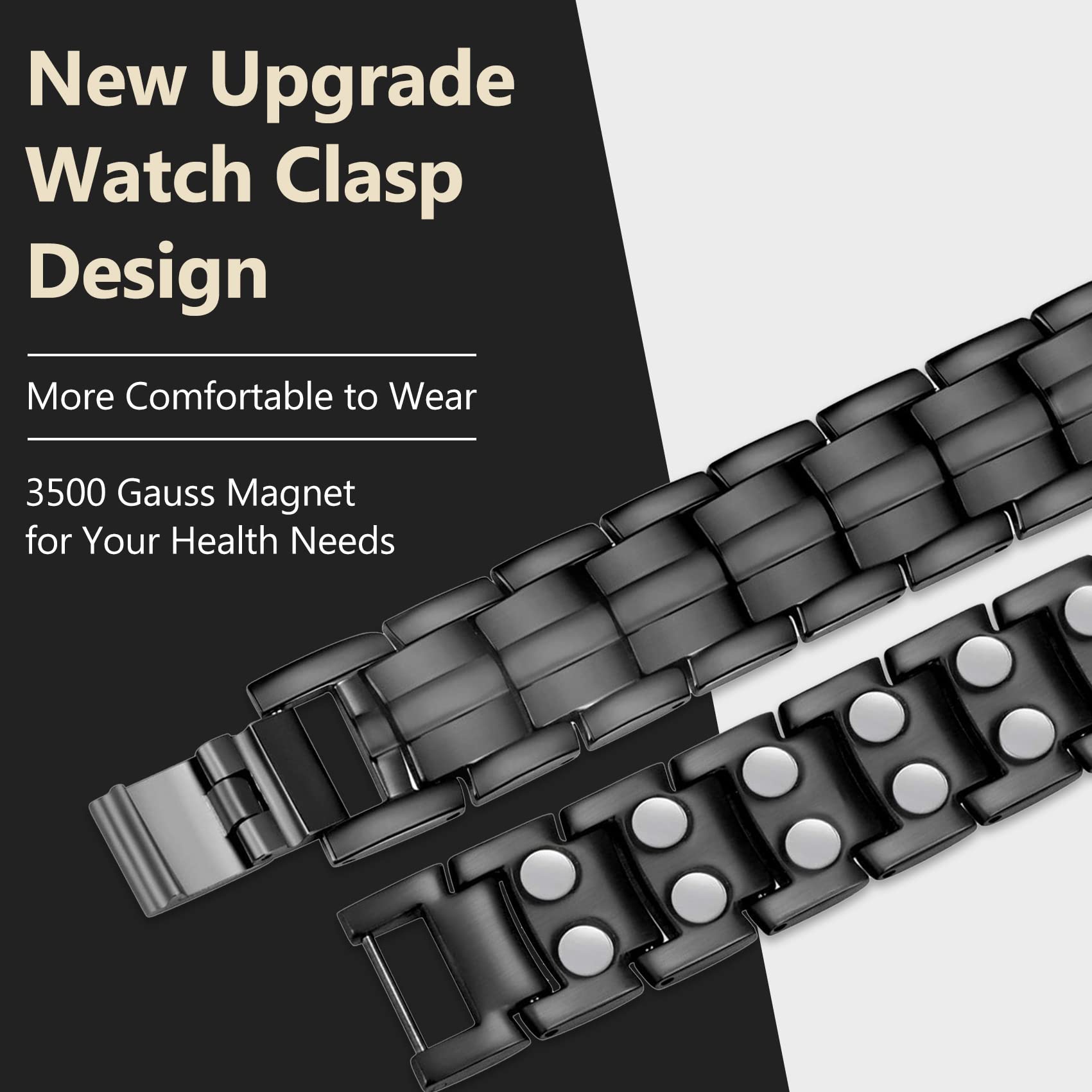 Feraco waterproof and durable bracelet suited for daily activities.