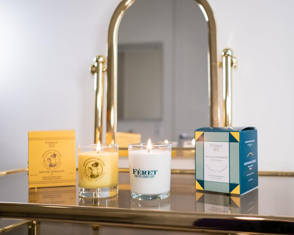 Féret Parfumeur 180g candle elevates daily rituals with fragrance