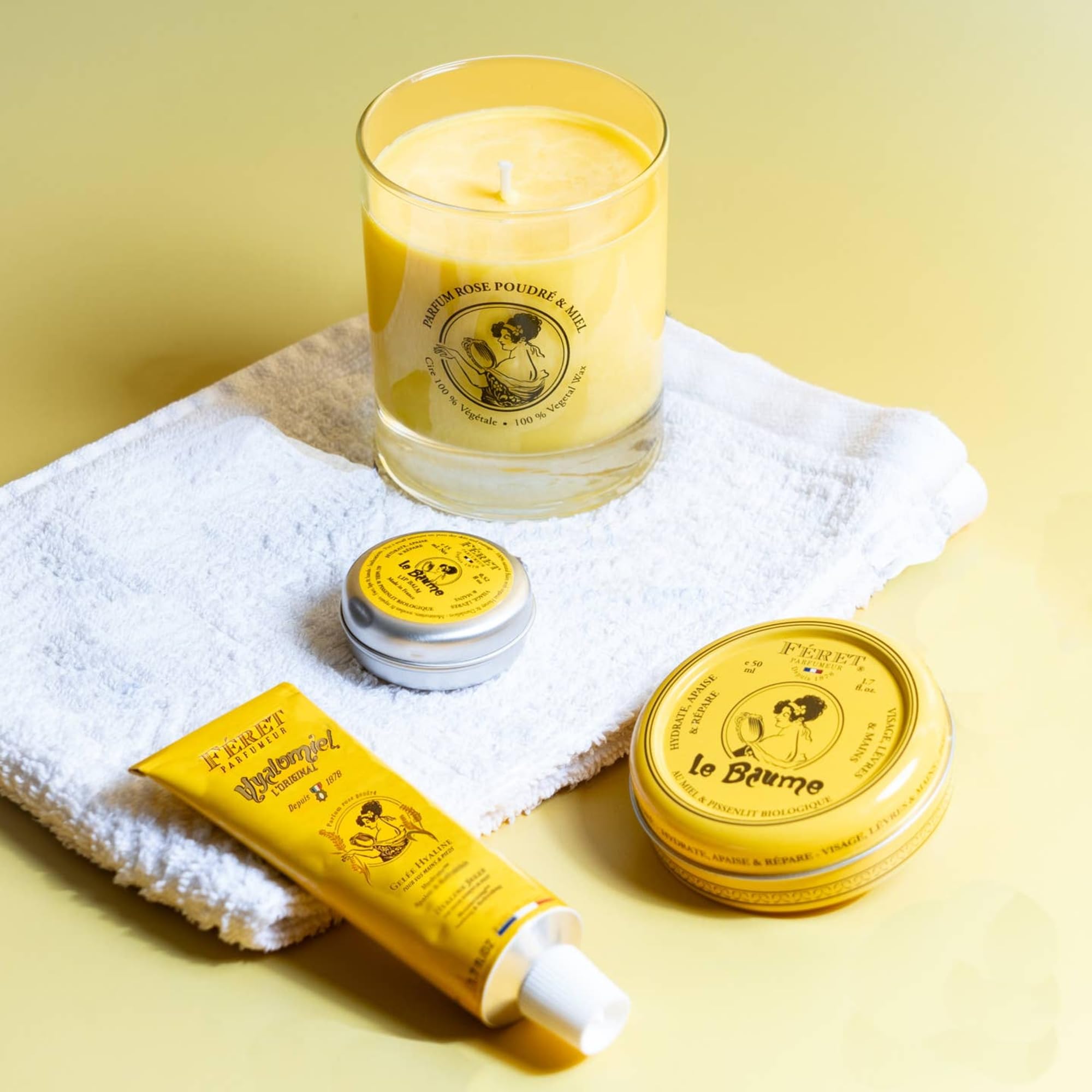 Féret Parfumeur hand-poured candle with clean, sustained burn