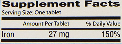 Close-up of Fergon iron supplement tablets ready for daily intake