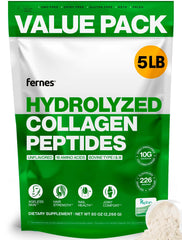 Fernes Collagen bottle pours for quick daily use supporting skin and joints