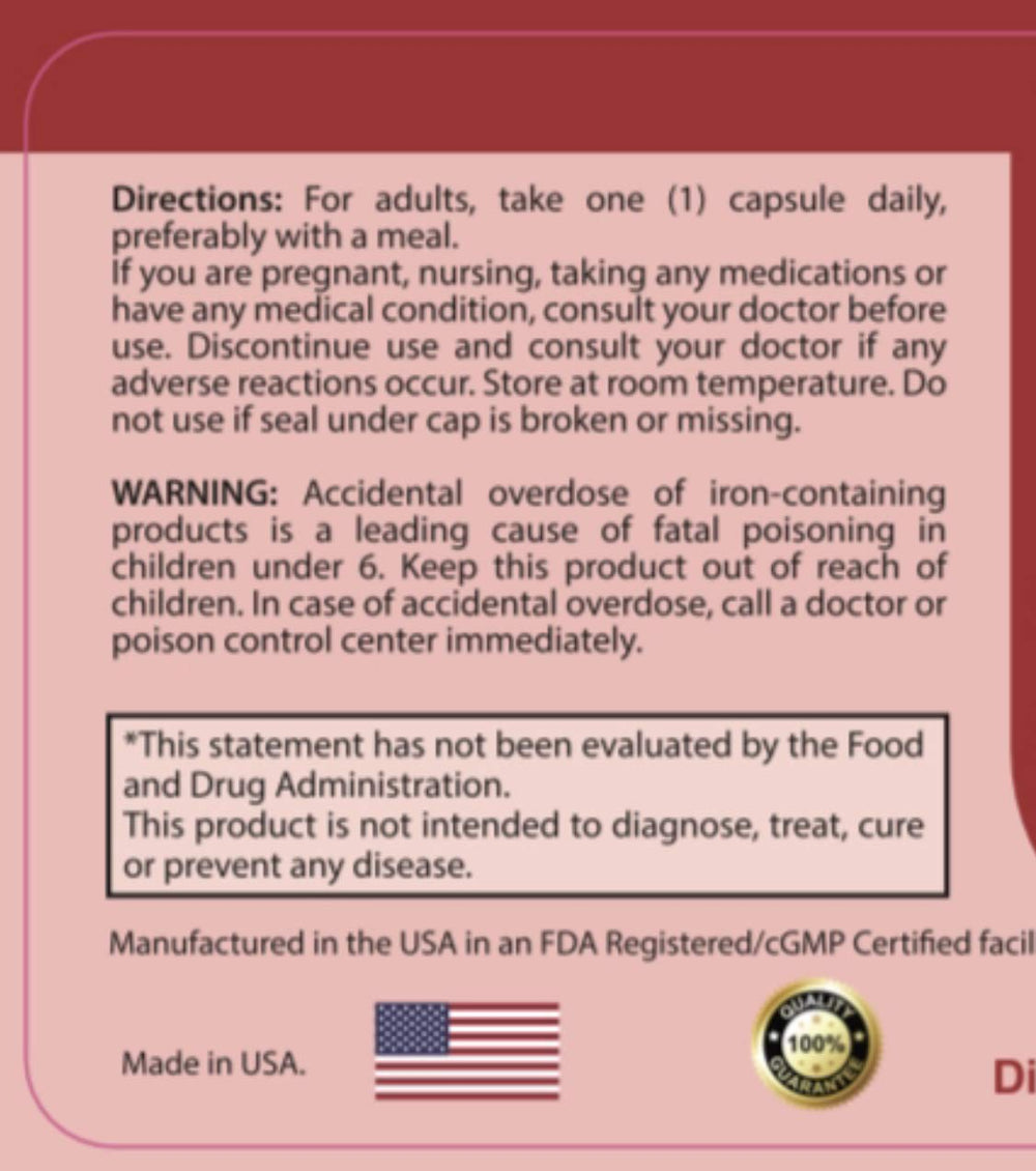 Ferrosom daily dose capsule being taken with water for convenient use.