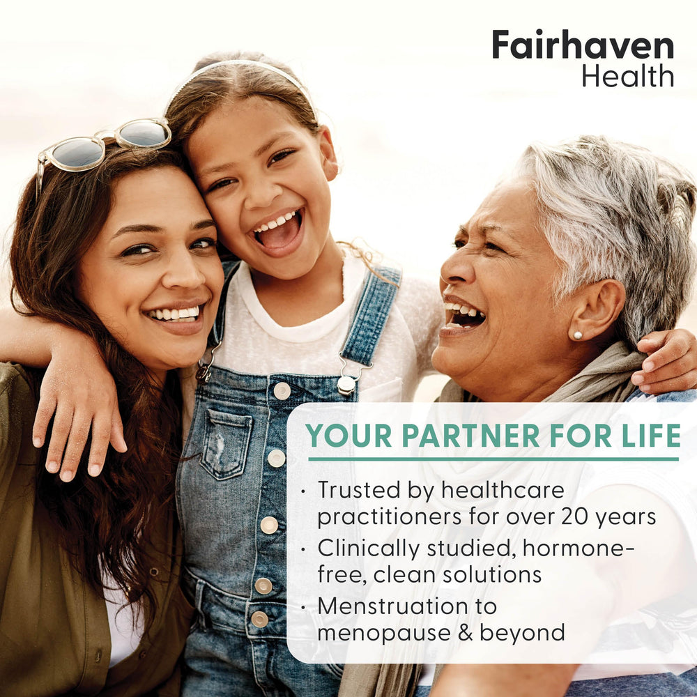 FertilAid for Women NSF-certified facility badge communicates quality and third-party testing.