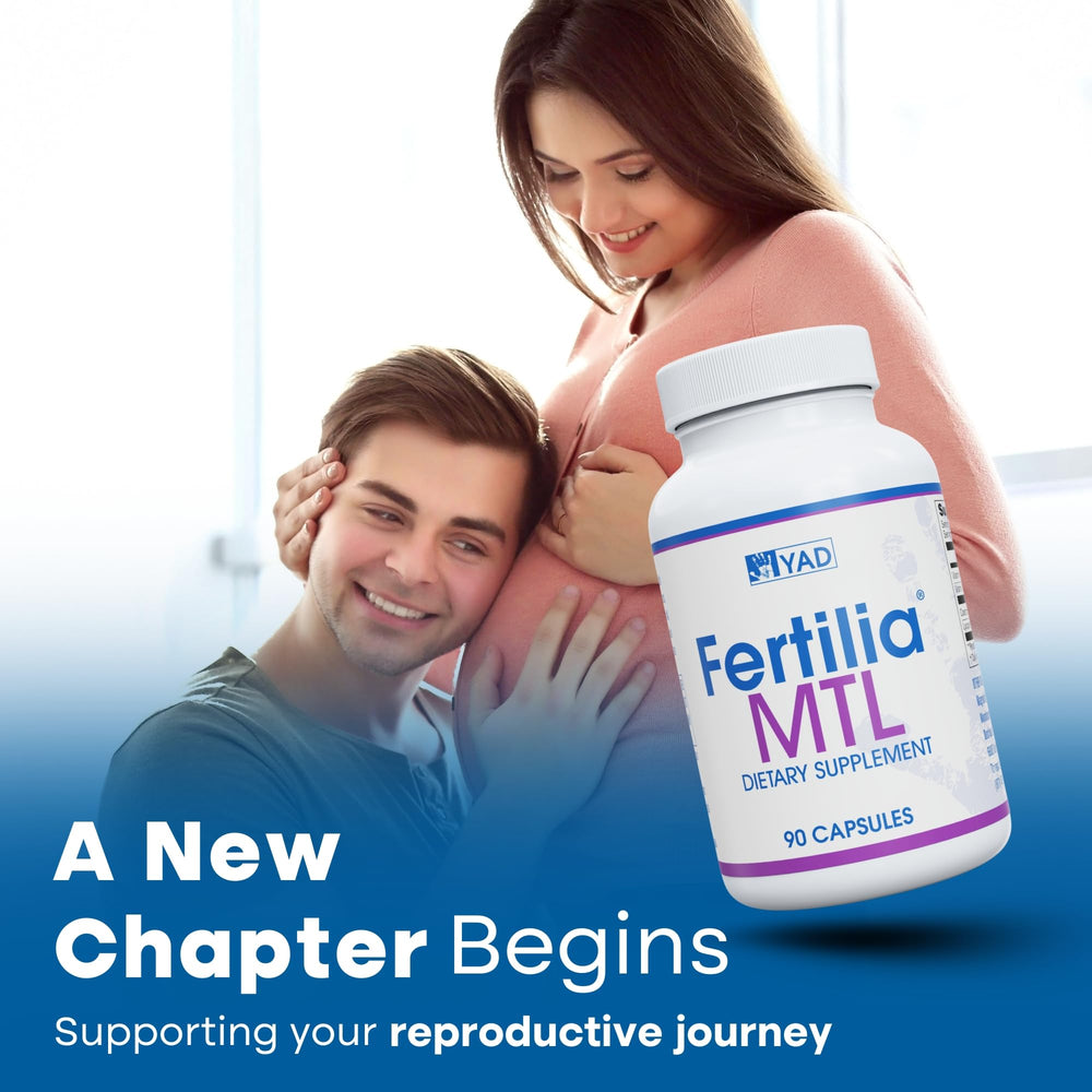 Fertilia MTL daily dose reminder scene; supports consistent supplementation.