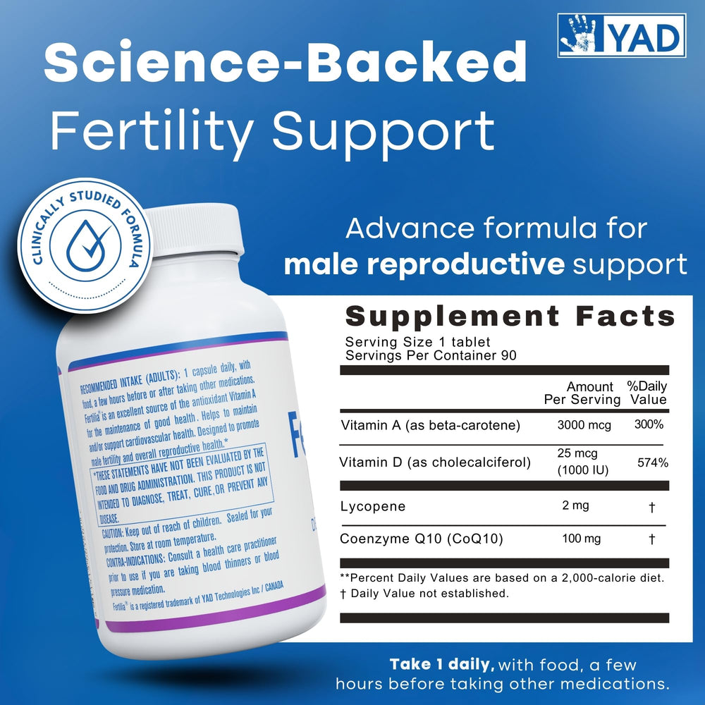 Fertilia MTL made in USA facility sign indicating GMP-certified quality.