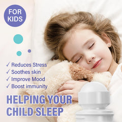 Feulover Kids Magnesium Lotion applied to feet aids nightly calm