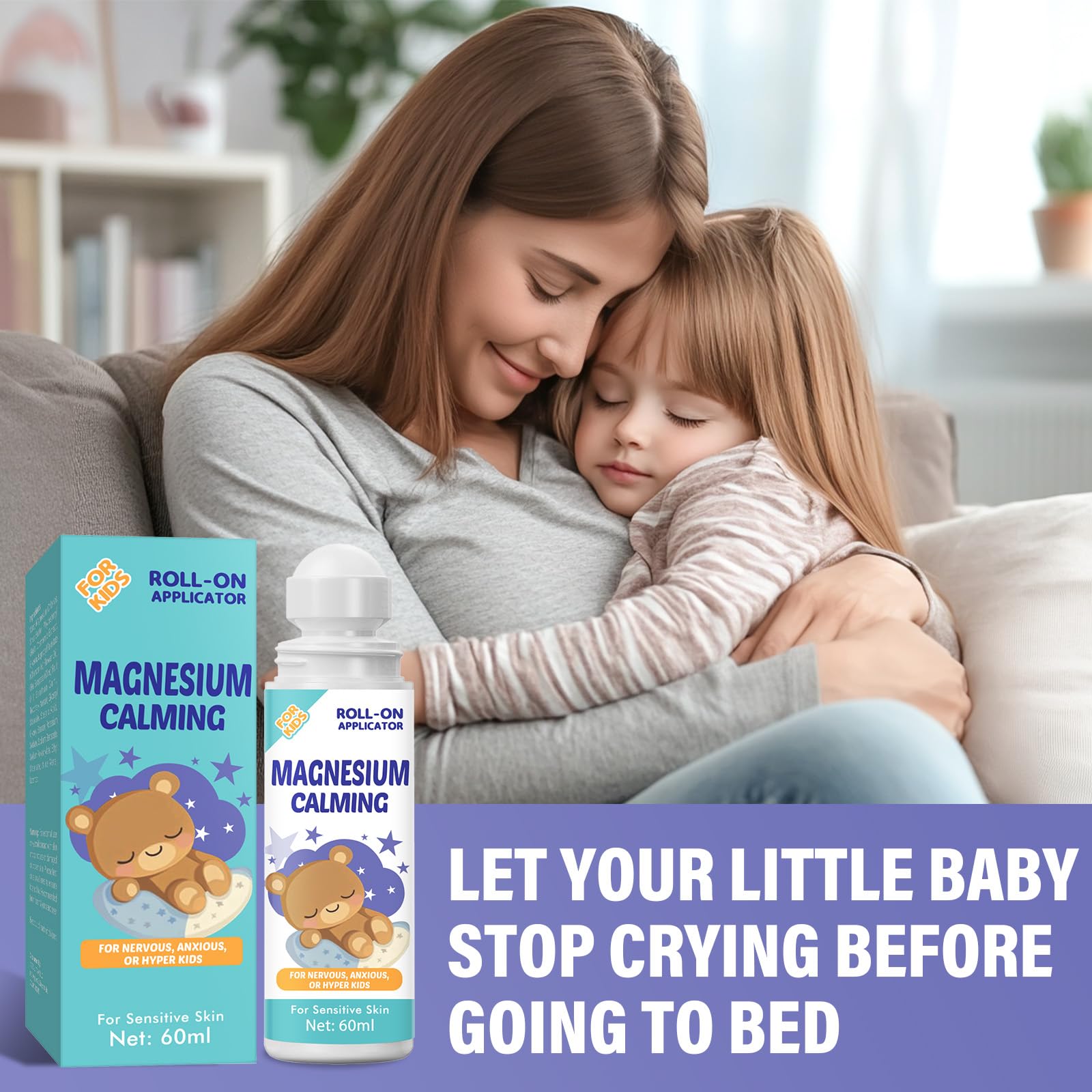 Feulover magnesium lotion for kids promotes skin moisture and gentle absorption